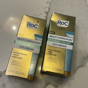 RoC Multi Correxion Hydrate + Plump Eye Cream 0.5 fl Set of 2